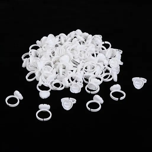 RB Heart Glue Rings 20 pack